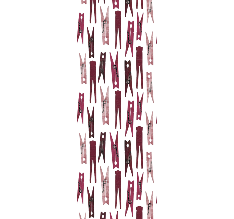 Modern rolgordijn met wasknijperpatroon - TenStickers