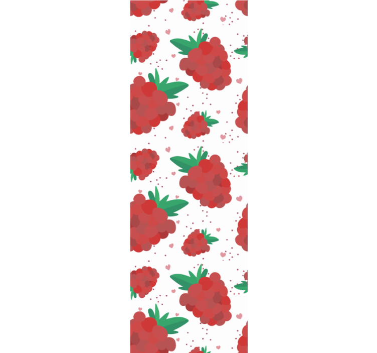 Modern rolgordijn bessen aquarel met vlekkenpatroon - TenStickers