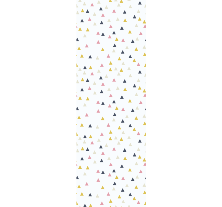 Modern rolgordijn met minimalistisch driehoekpatroon - TenStickers
