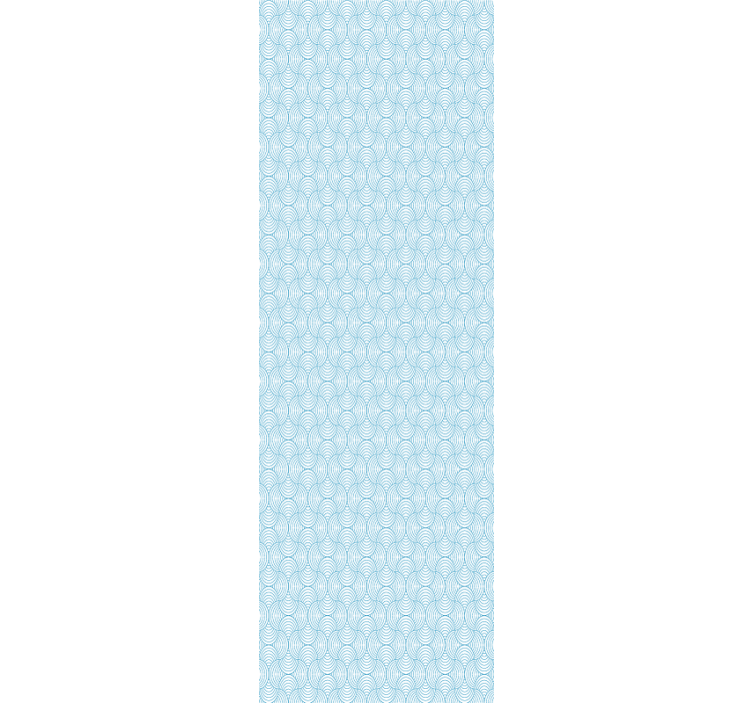 Modern rolgordijn met verschillend golfpatroon - TenStickers