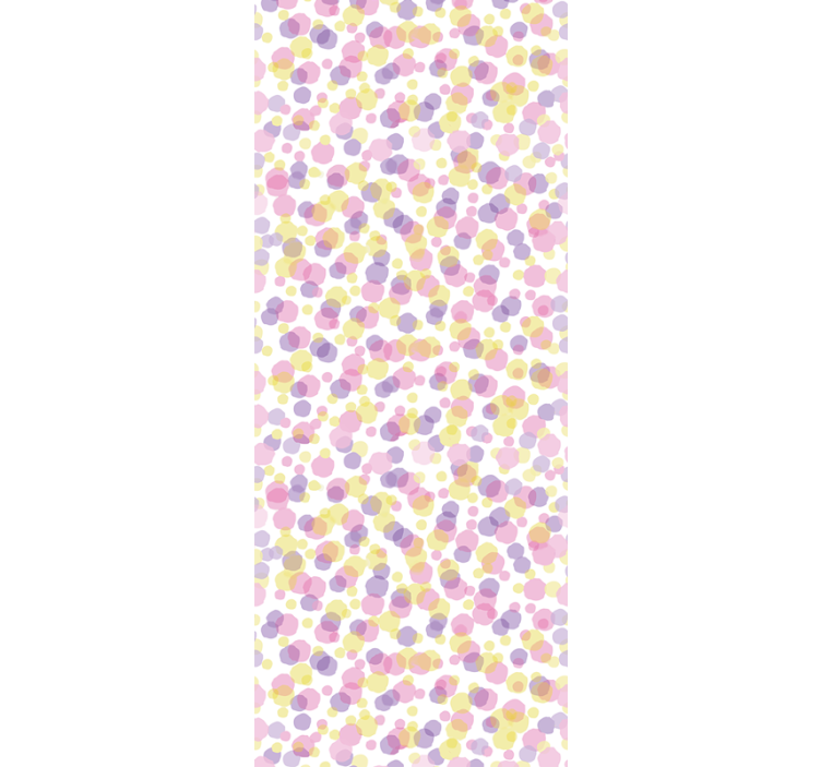 Modern rolgordijn paster aquarel stippen - TenStickers