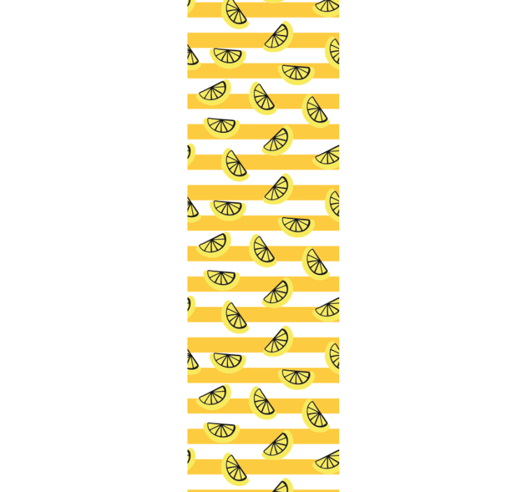 Modern rolgordijn citroensymbolen ontwerp - TenStickers