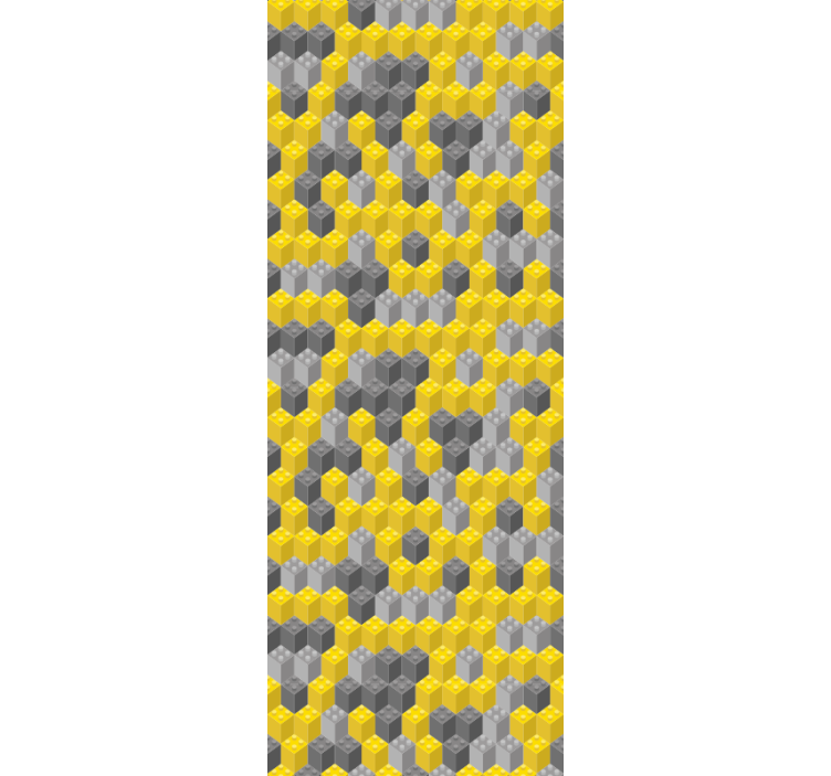 Modern rolgordijn pantone bouwstenen - TenStickers