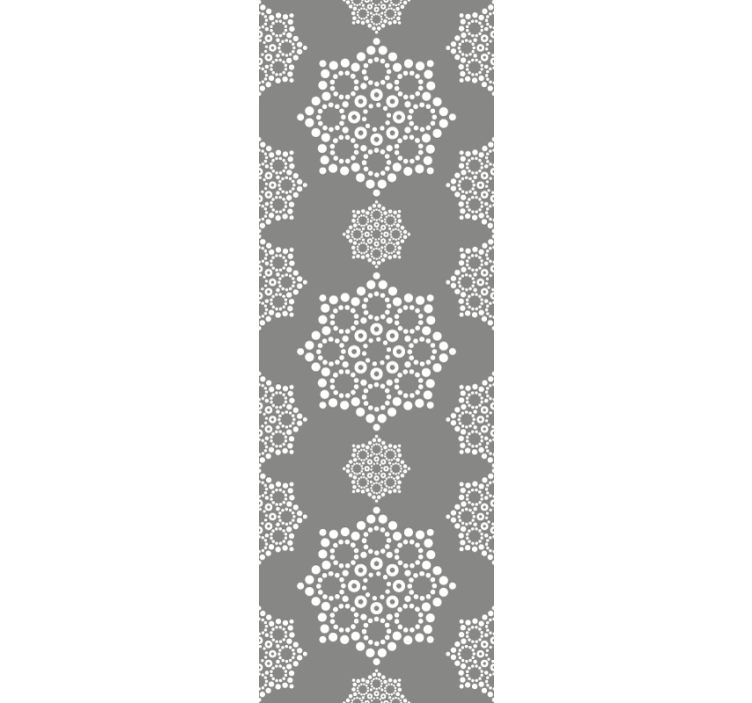 Modern rolgordijn mandala stippenpatroon - TenStickers