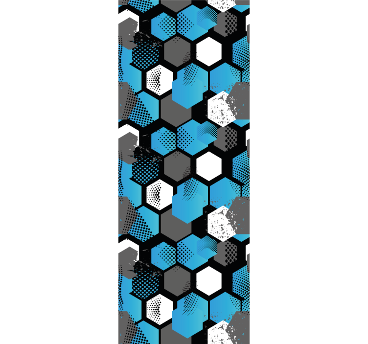 Modern rolgordijn abstracte gradient voetbalachtergrond - TenStickers