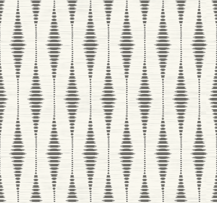 Rolgordijn grijs rabaul ikat grijs en beige - TenStickers