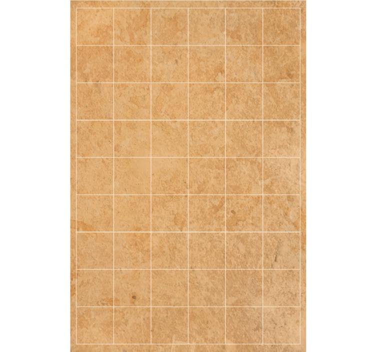 Rolgordijn beige met lichtbeige vierkantjes - TenStickers