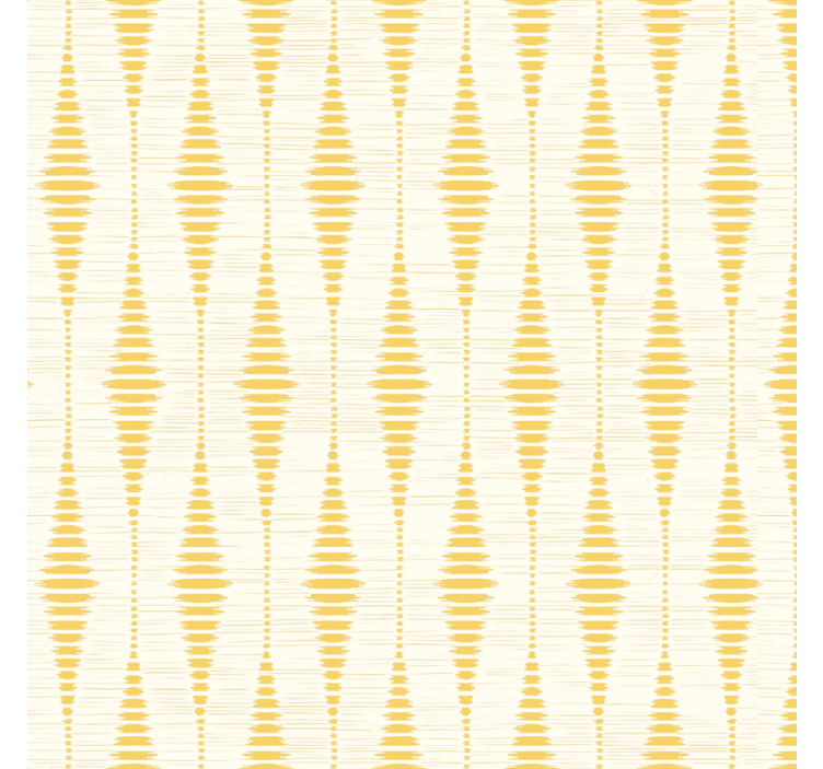Rolgordijn geel yellow rabaul ikat - TenStickers