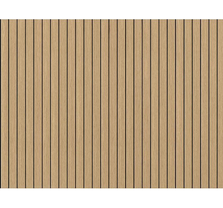 Elegant rolgordijn met verticale houten latten - TenStickers