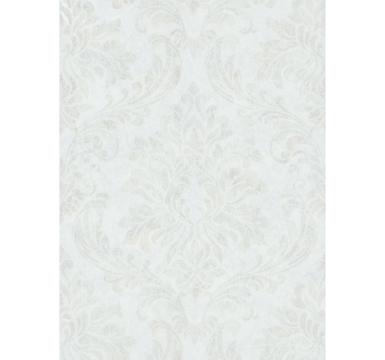 Elegant rolgordijn damast bloemenpatroon - TenStickers