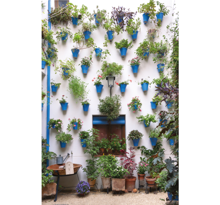 Rolgordijn woonkamer patio andaluz - TenStickers