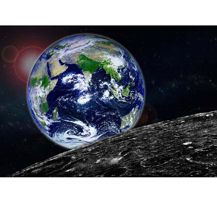 Rolgordijn zwart orbital perspectief - TenStickers