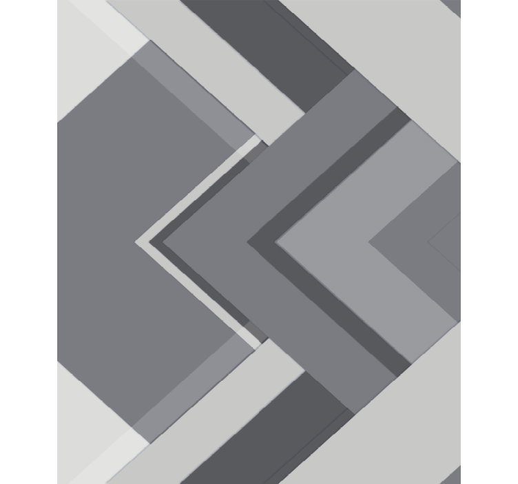 Rolgordijn grijs geometrisch grijs - TenStickers