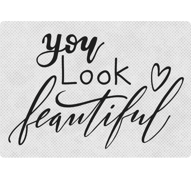 Rolgordijn grijs je ziet er prachtig uit - TenStickers