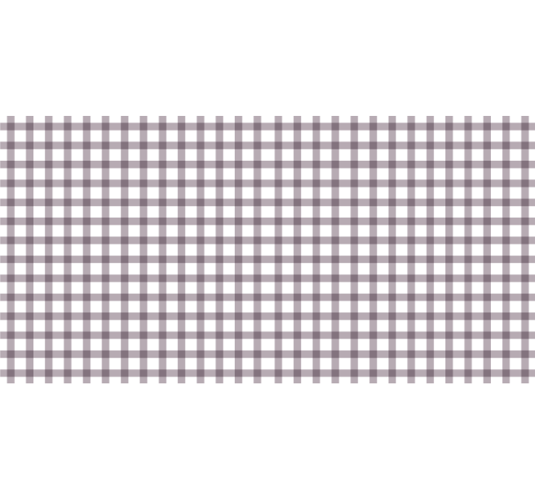 Rolgordijn paars lilac gingham - TenStickers