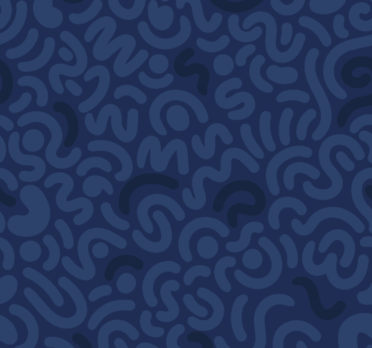 Blauw rolgordijn abstract marineblauw - TenStickers