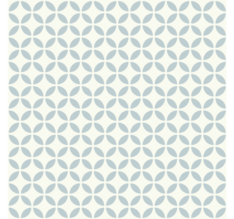 Blauw rolgordijn met cirkelvormig patroon - TenStickers