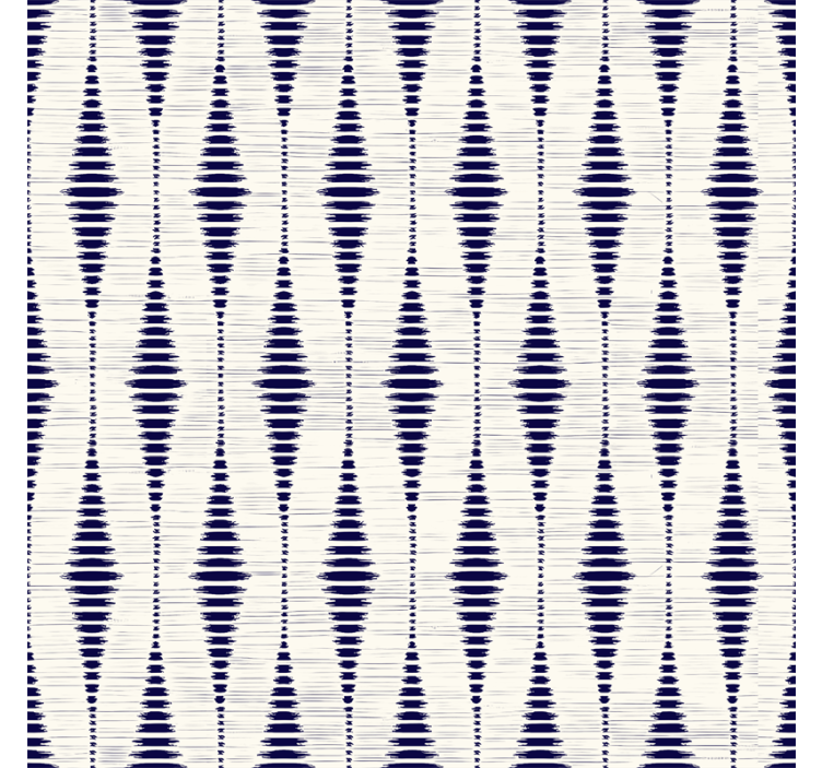 Blauw rolgordijn marineblauw rabaul ikat - TenStickers