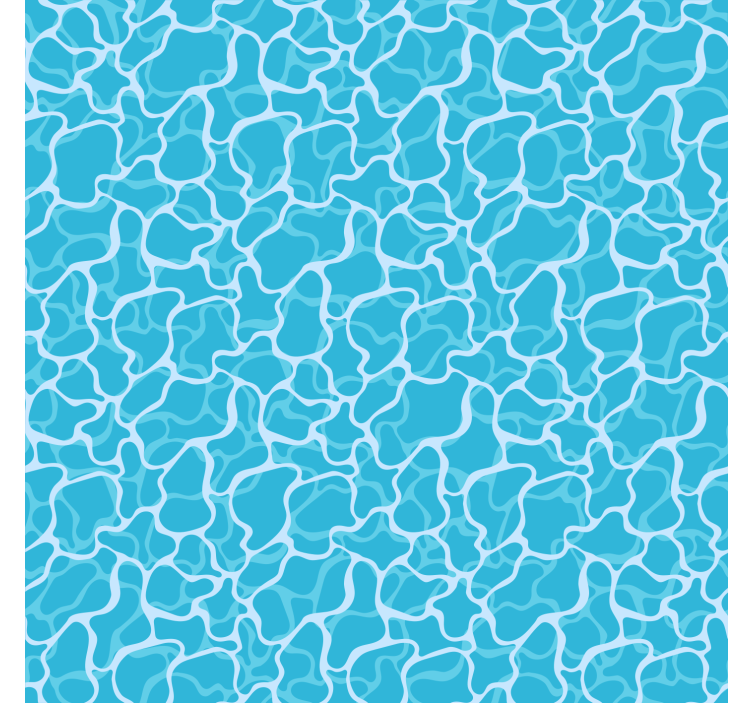 Blauw rolgordijn vloeibare abstracte patronen - TenStickers