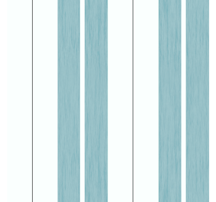 Blauw rolgordijn turquoise schaduwstrepen - TenStickers