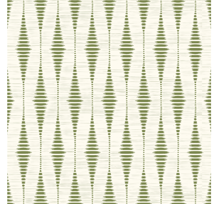 Modern rolgordijn mosgroen rabaul ikat - TenStickers