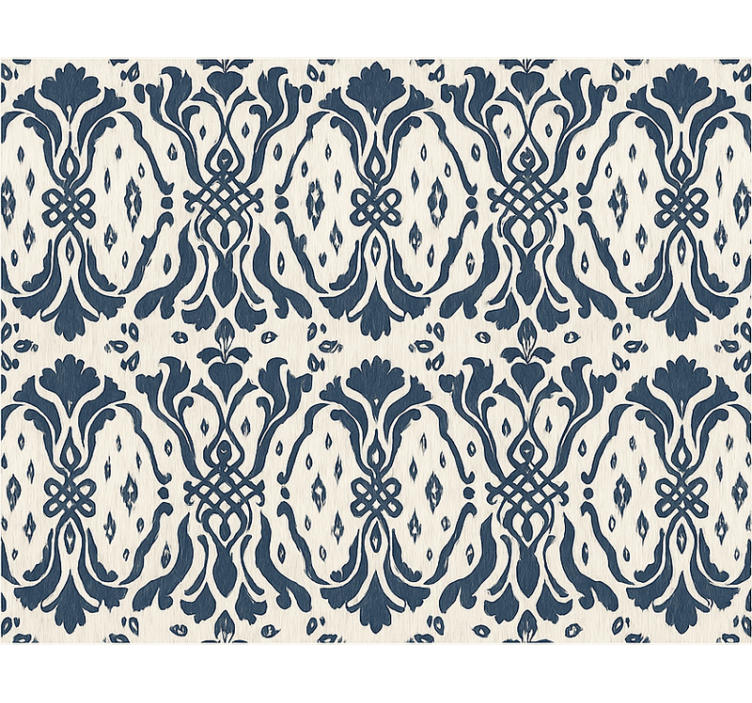 Modern rolgordijn vintage zwarte ornamenten - TenStickers