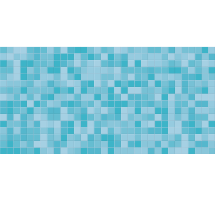 Blauw rolgordijn in venetiaanse stijl - TenStickers