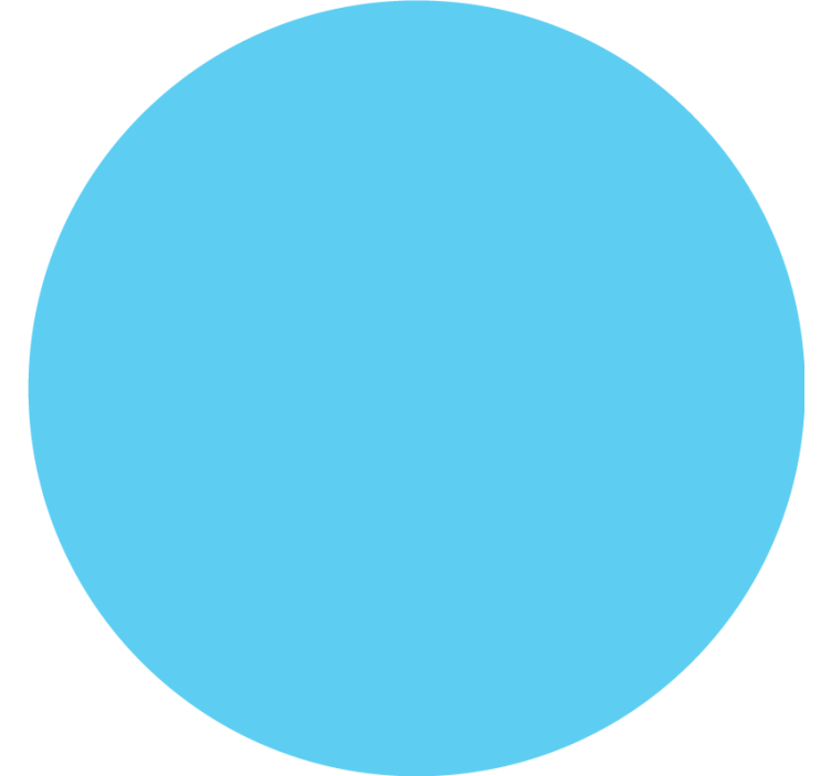 Blauw rolgordijn blue 140x250 cm verduisterend - TenStickers
