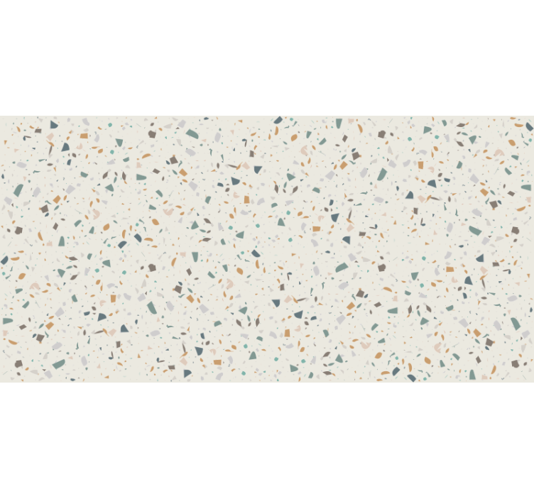 Rolgordijn beige met beige terrazzo motief - TenStickers