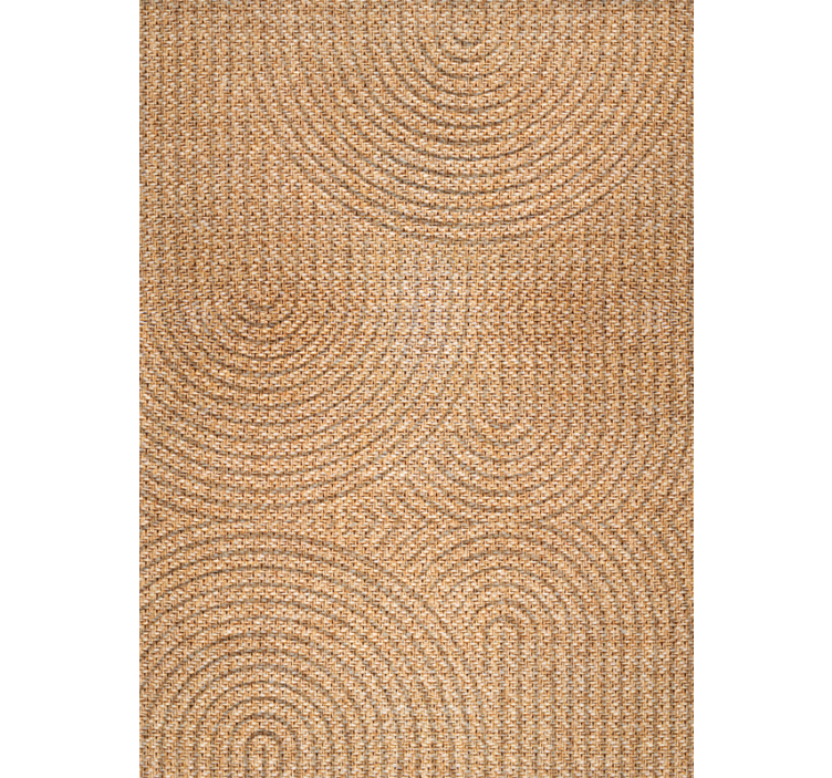 Rolgordijn beige boogweefsel effect - TenStickers