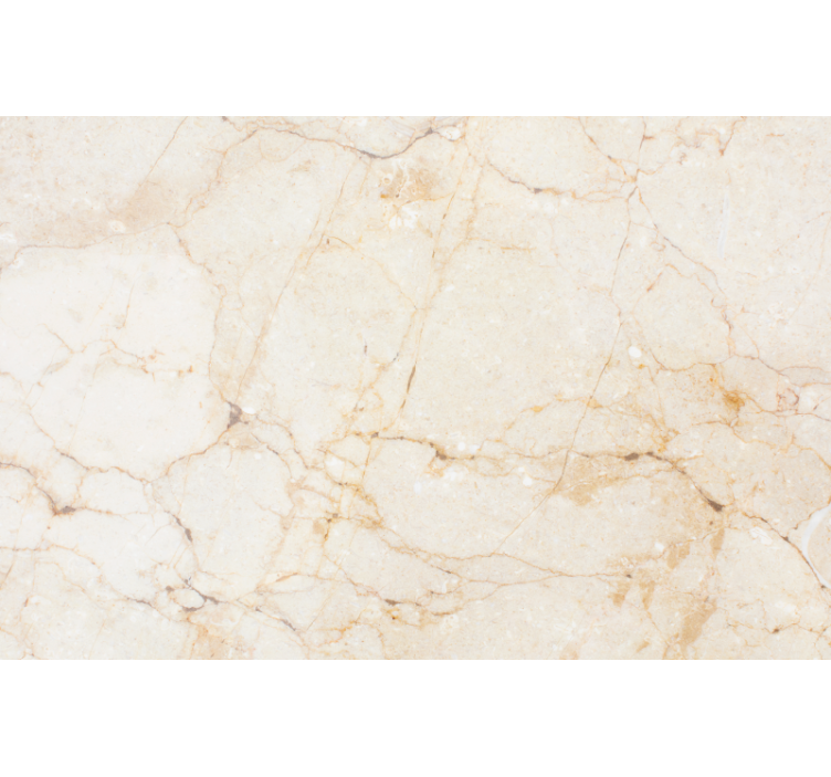 Rolgordijn beige wit klassiek marmer effect - TenStickers