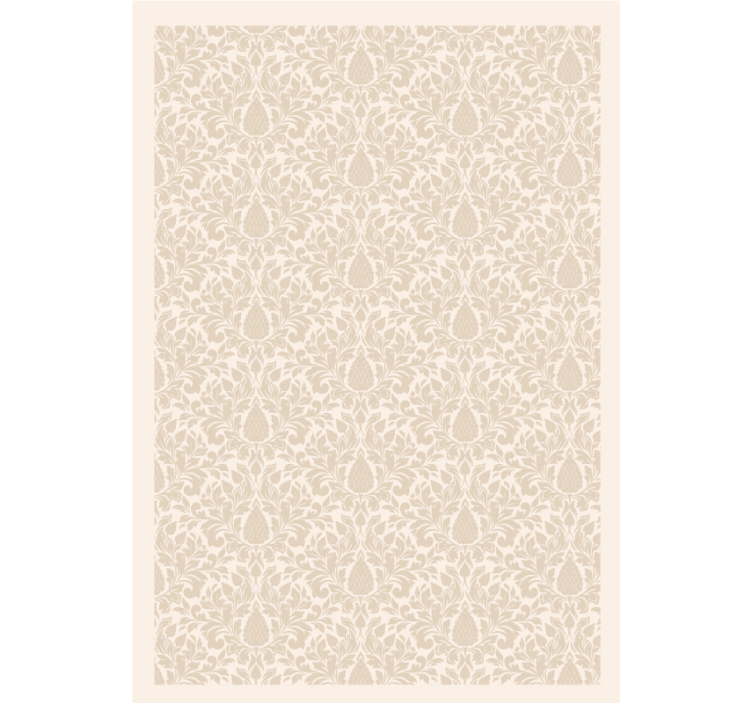 Rolgordijn beige archibald motief - TenStickers