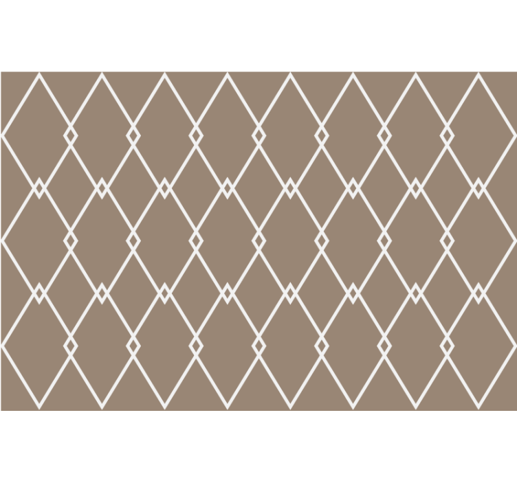 Rolgordijn beige keuken geometrische stijl - TenStickers
