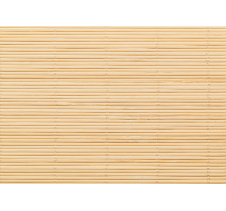 Rolgordijn beige met bamboe-imitatiepatroon - TenStickers