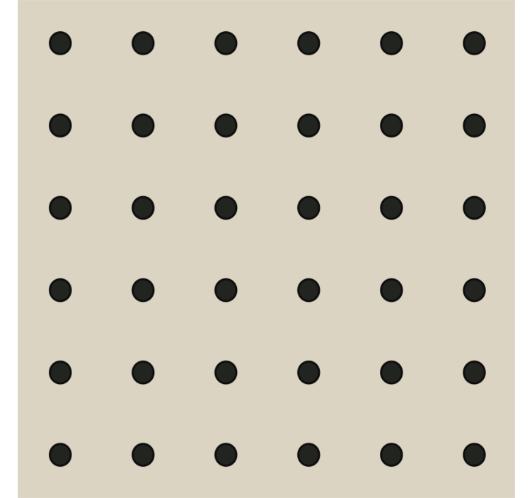 Rolgordijn beige met beige stippenpatroon - TenStickers