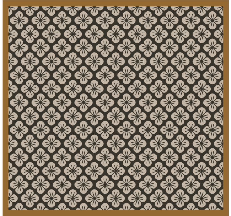 Rolgordijn slaapkamer floor design - TenStickers
