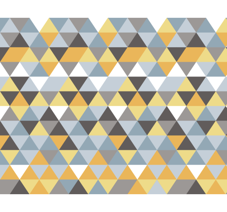 Rolgordijn slaapkamer scandinavisch driehoekmotief - TenStickers