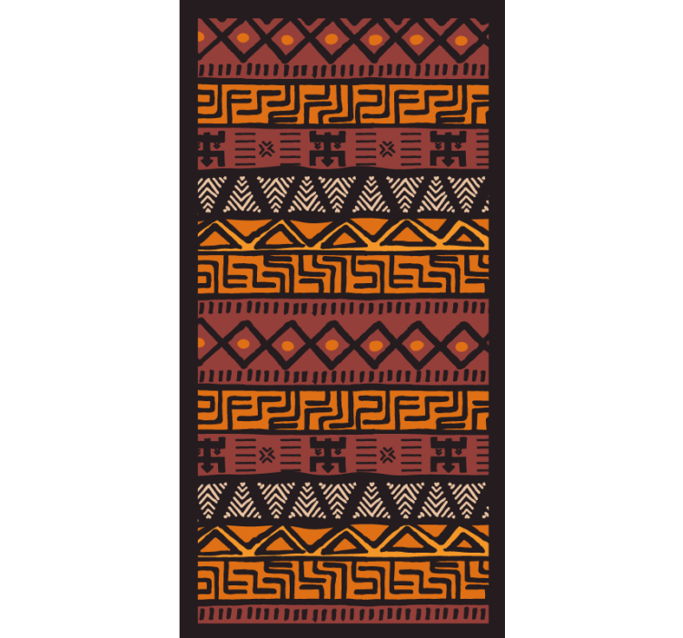Rolgordijn slaapkamer in afrikaanse stijl - TenStickers