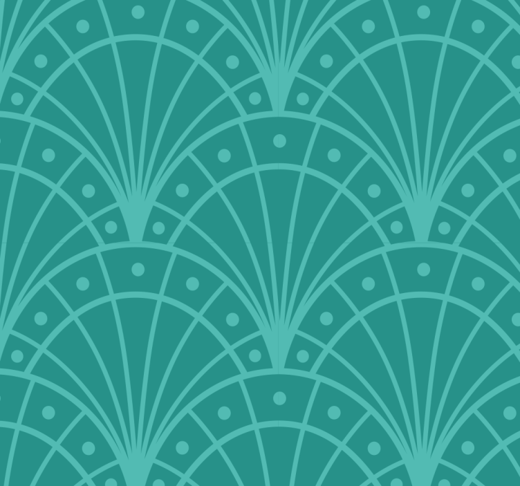 Rolgordijn slaapkamer artdeco stijl - TenStickers