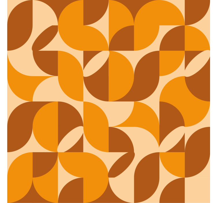 Rolgordijn slaapkamer retro - TenStickers