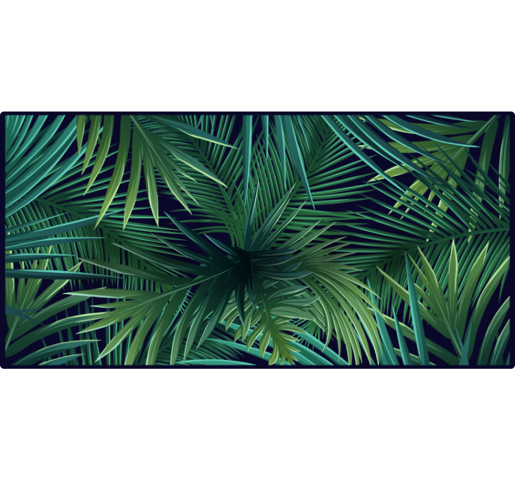 Rolgordijn slaapkamer intense monstera bladeren - TenStickers