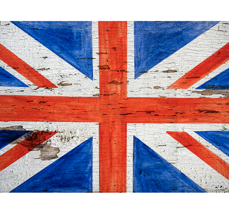Rolgordijn slaapkamer urban style uk vlag - TenStickers