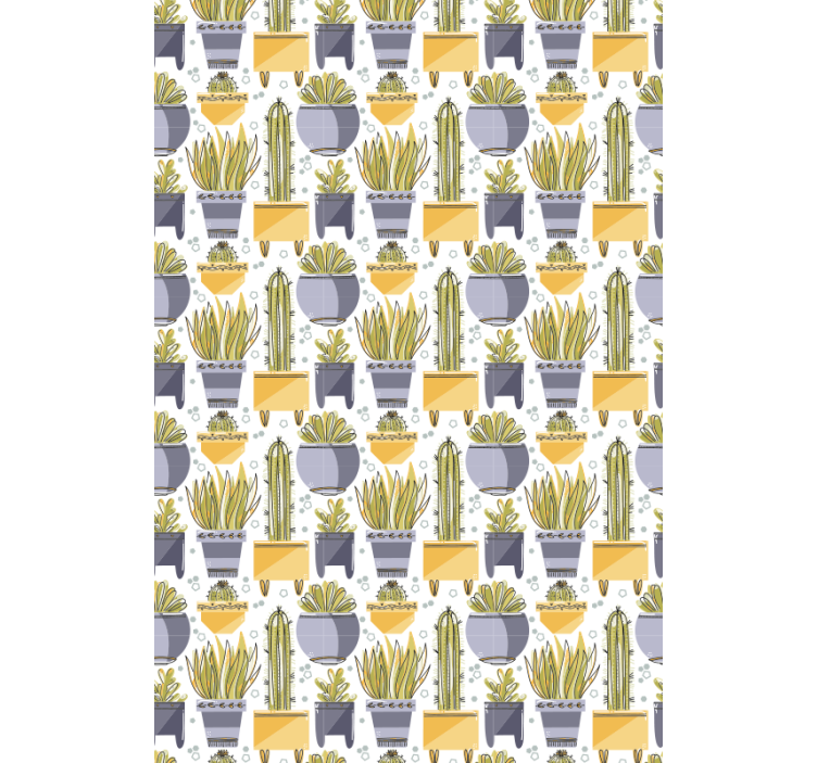Potplantenpatronen Cactus jaloezie - TenStickers