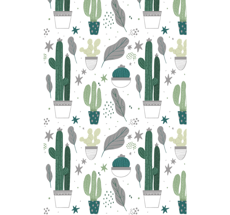 Gearceerde tonen Cactus jaloezie - TenStickers