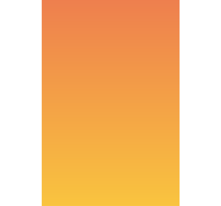 Gradiënt oranje tinten verduisterend rolgordijn - TenStickers