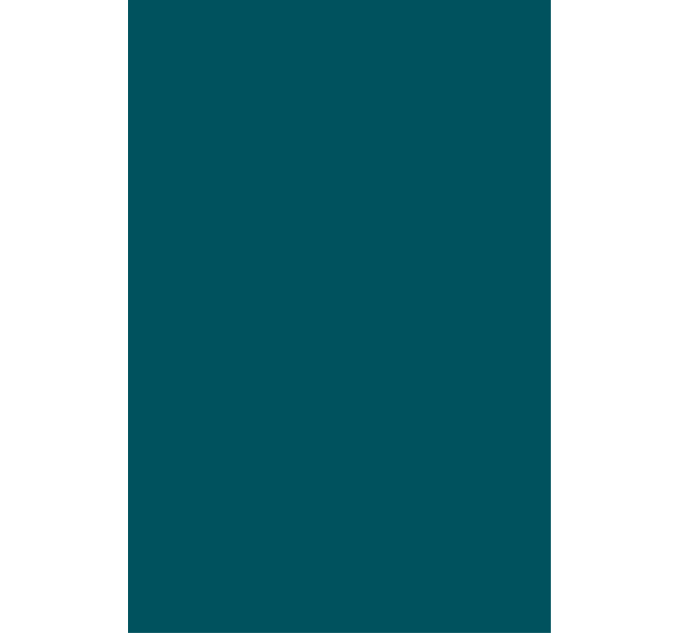 Diepblauw canvas verduisterend rolgordijn - TenStickers