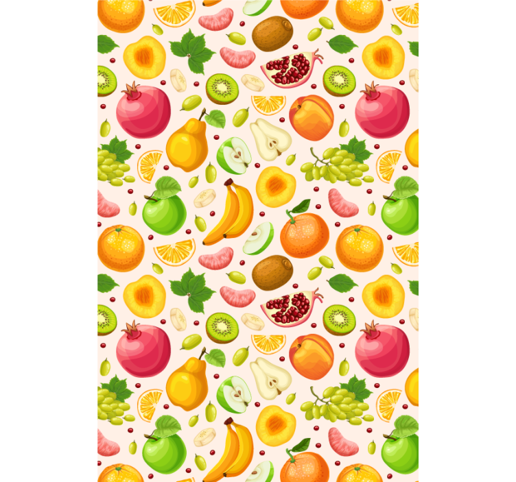 Groente en fruit rolgordijnen Fruit plakjes - TenStickers