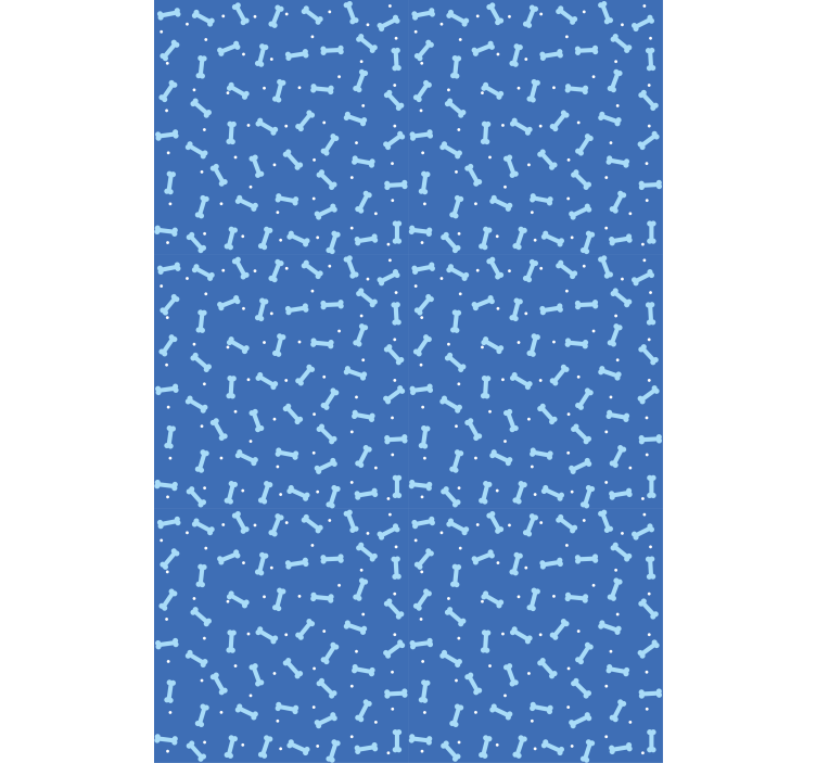 Hondenbot patroon rolgordijn dieren - TenStickers