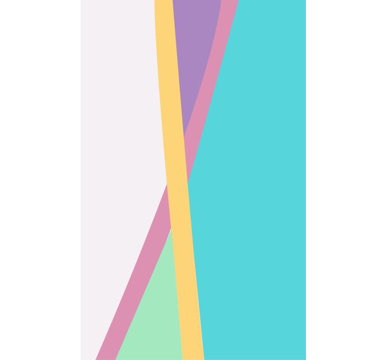 Geometrische kleurrijke patronen modern rolgordijn - TenStickers