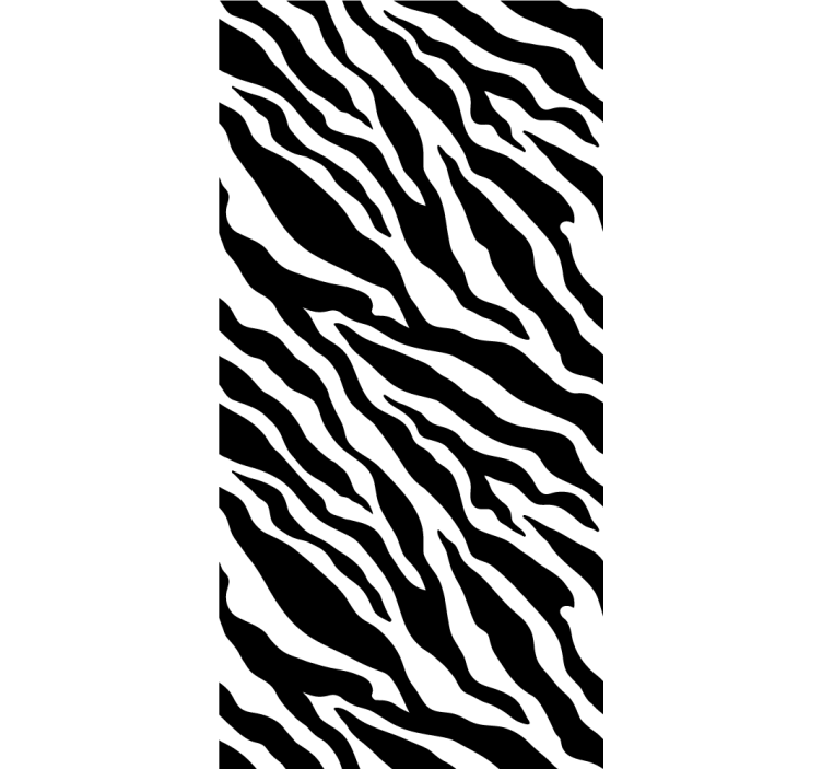 Zebrastrepenmotief rolgordijn meer dieren - TenStickers